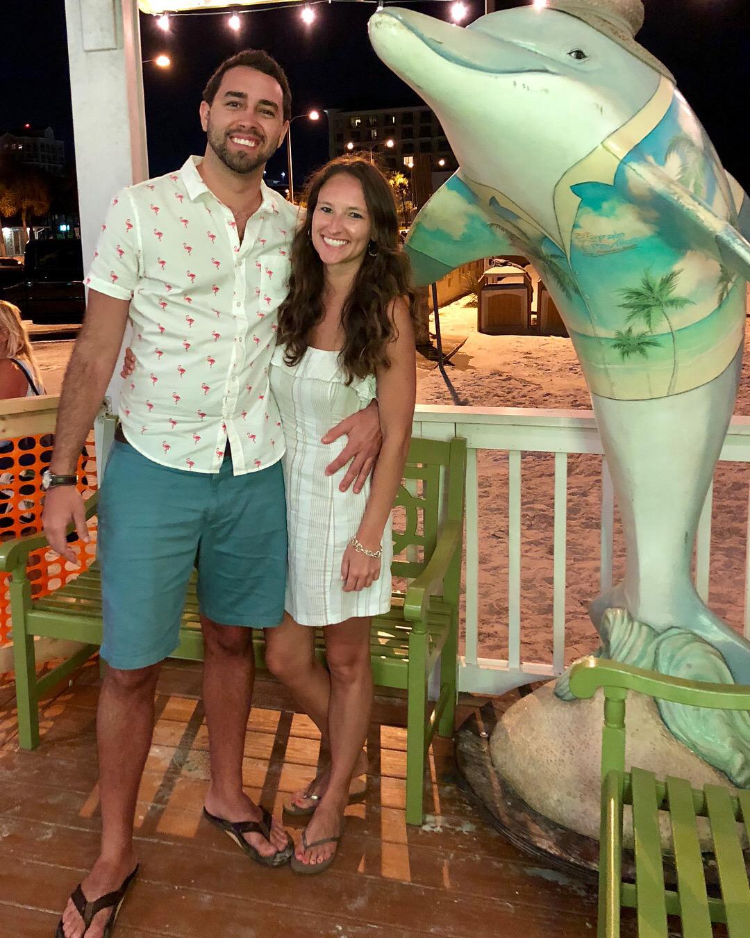 Out first trip together was to Clearwater Beach!