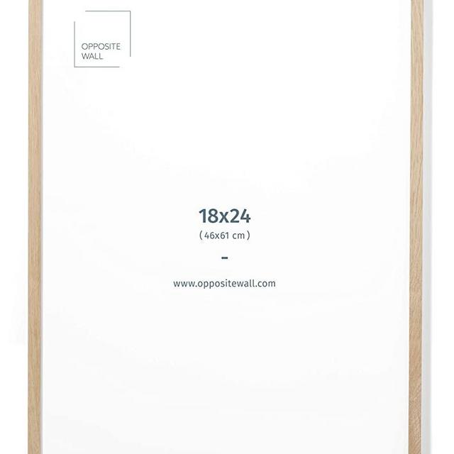 (18x24 in | 46x61 cm) Natural Solid Oak Wood Picture Frame Poster Frame Wall Photo Frame