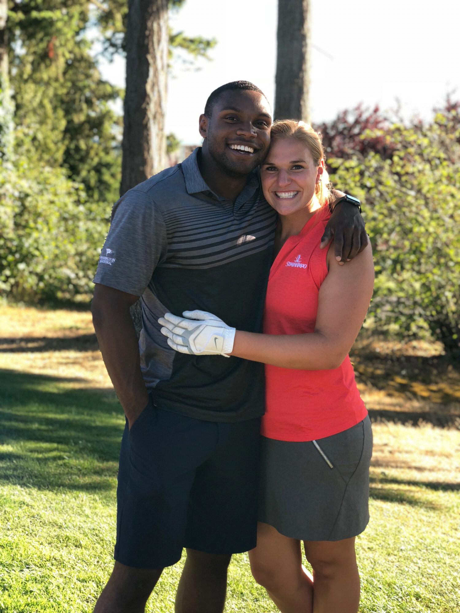 Trying to be the golfing duo!