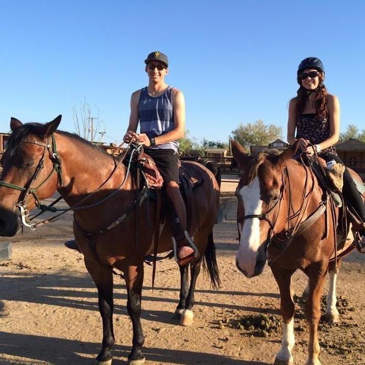 Horseback riding! 2014
