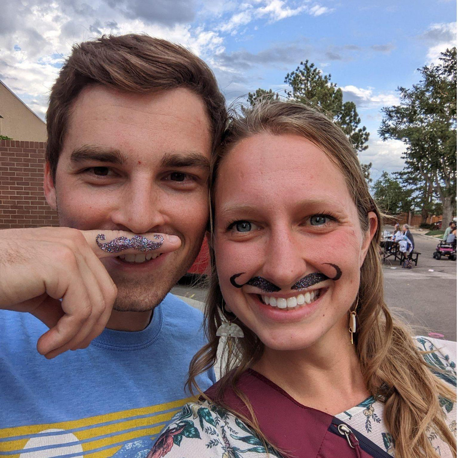 Being silly together!