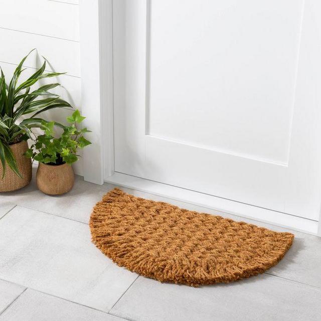 Half Circle Braided Coir Mat - Hearth & Hand™ with Magnolia