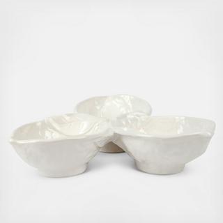 Limoni Figural Lemon Three-Part Server