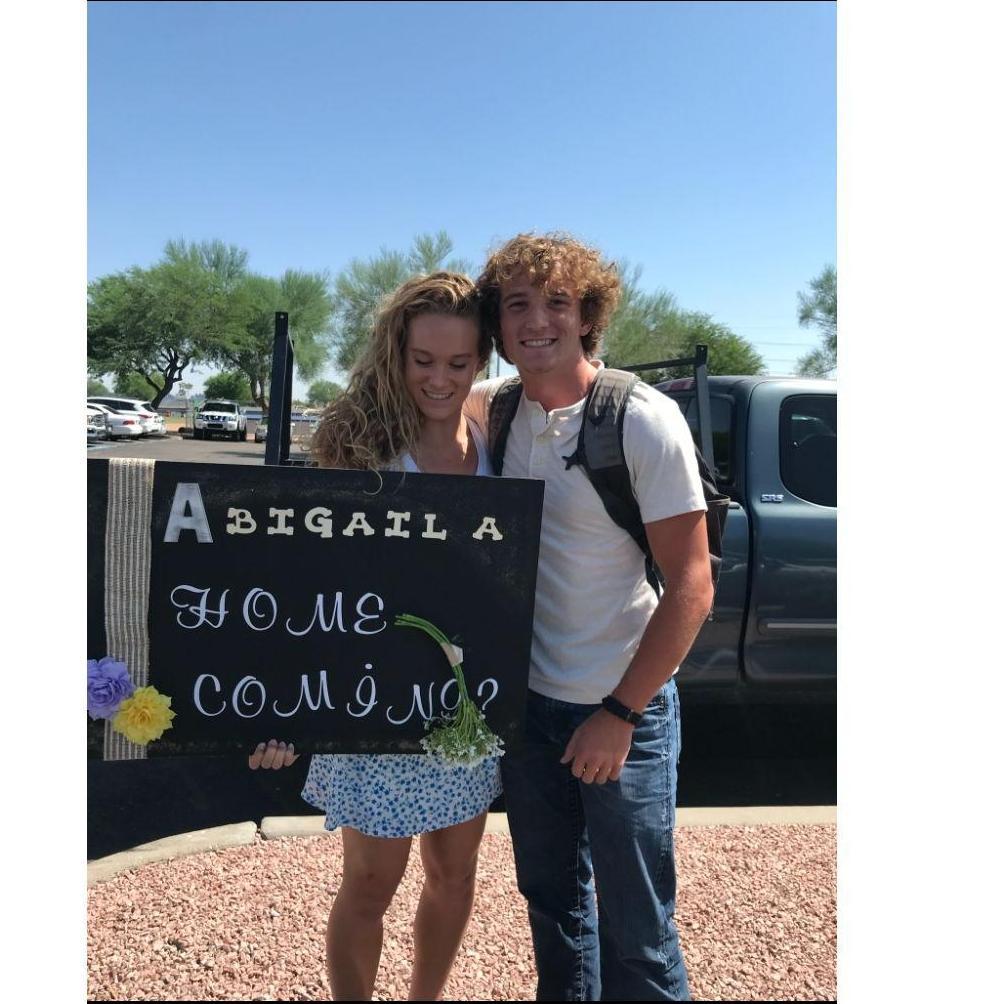 October, 2021-Izaak asks Abby to Homecoming