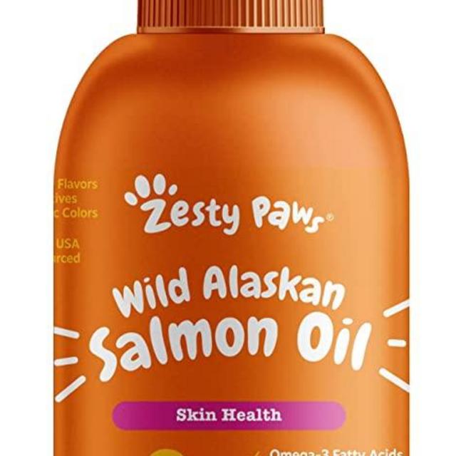 Pure Wild Alaskan Salmon Oil for Dogs & Cats - Supports Joint Function, Immune & Heart Health - Omega 3 Liquid Food Supplement for Pets - All Natural EPA + DHA Fatty Acids for Skin & Coat - 8 FL OZ
