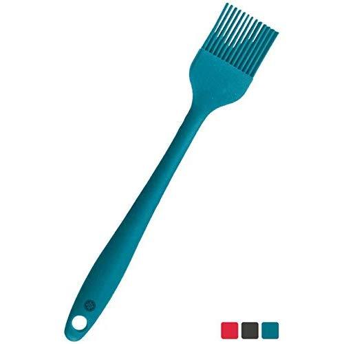 StarPack Basics Silicone Basting Brush - High Heat Resistant to 480°F, Hygienic One Piece Design, Pastry, Grill & BBQ Brush (Teal Blue)
