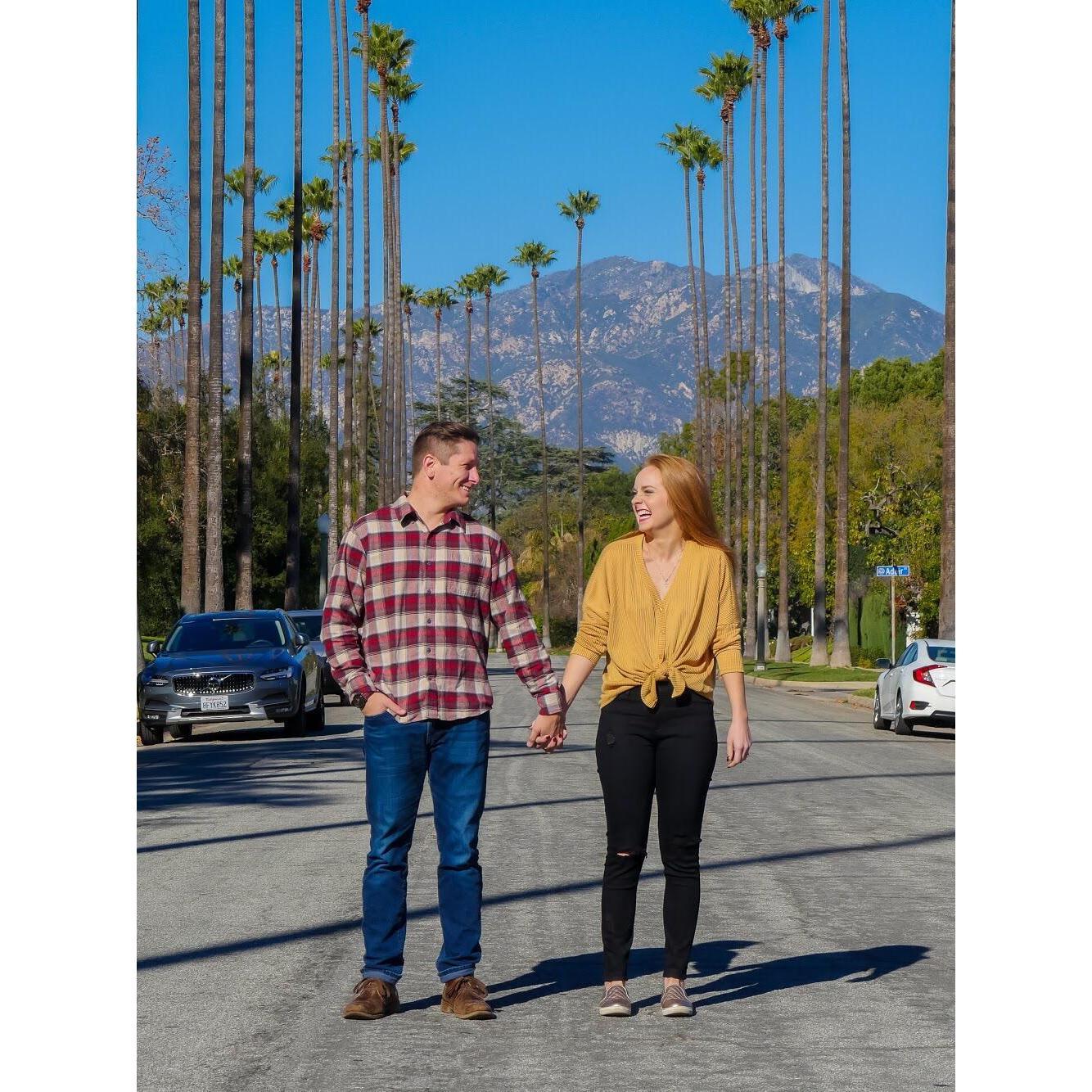 Snapping a shot at Ian's favorite street in California!