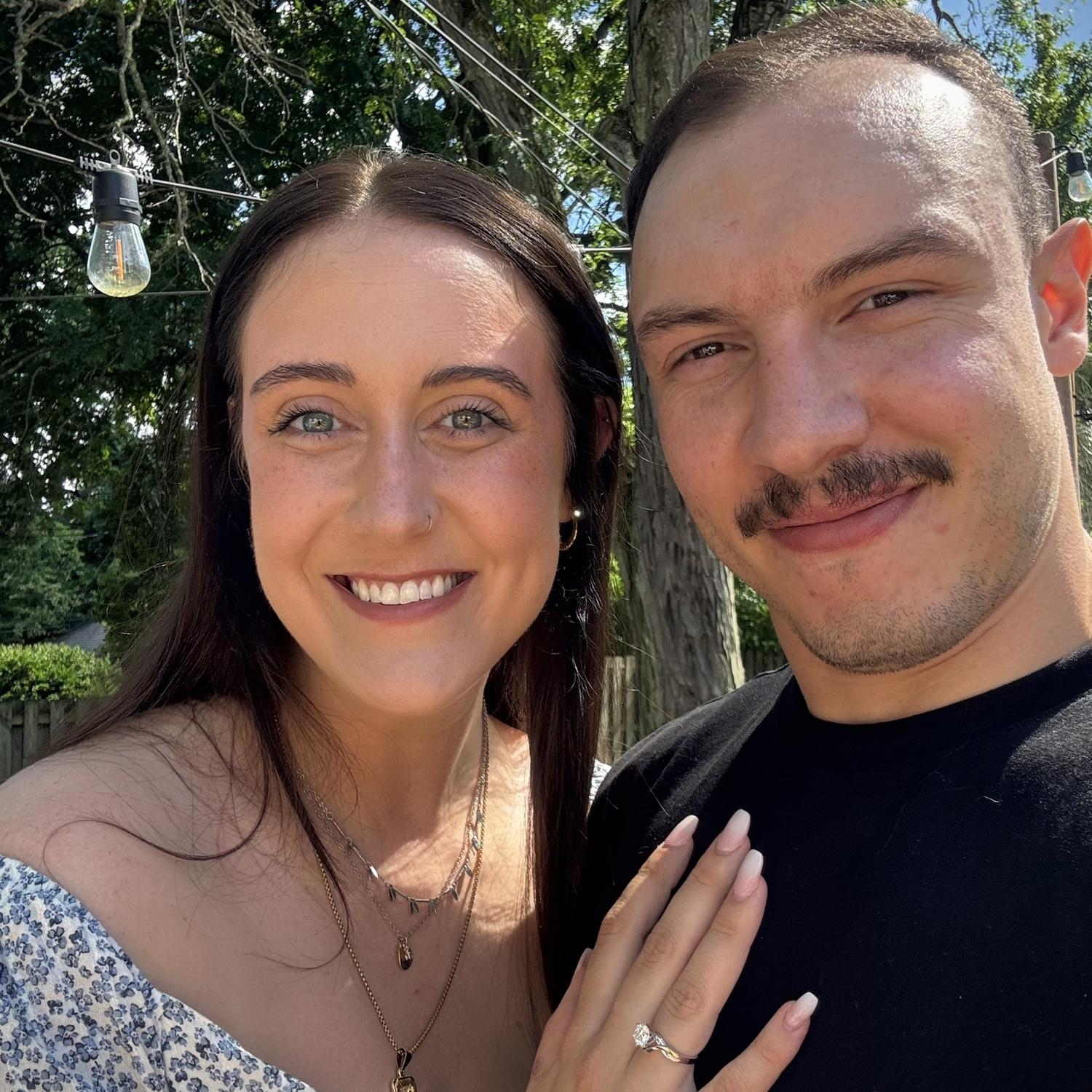 Right after our engagement. 🤍