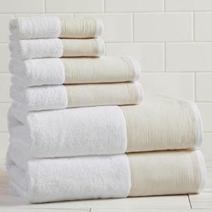 Great Bay White Bath Towel 6 Piece Set