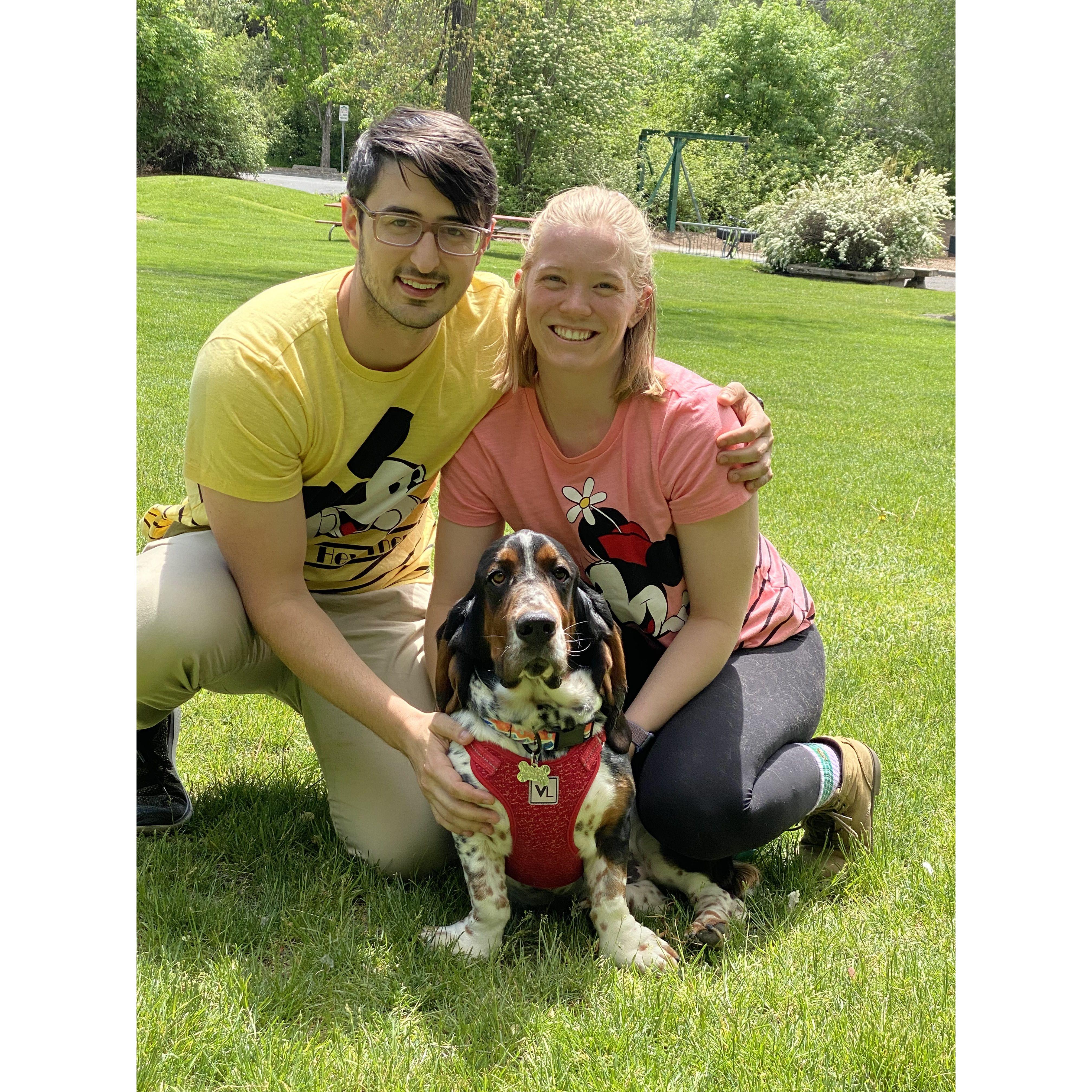 First family picture with Winston