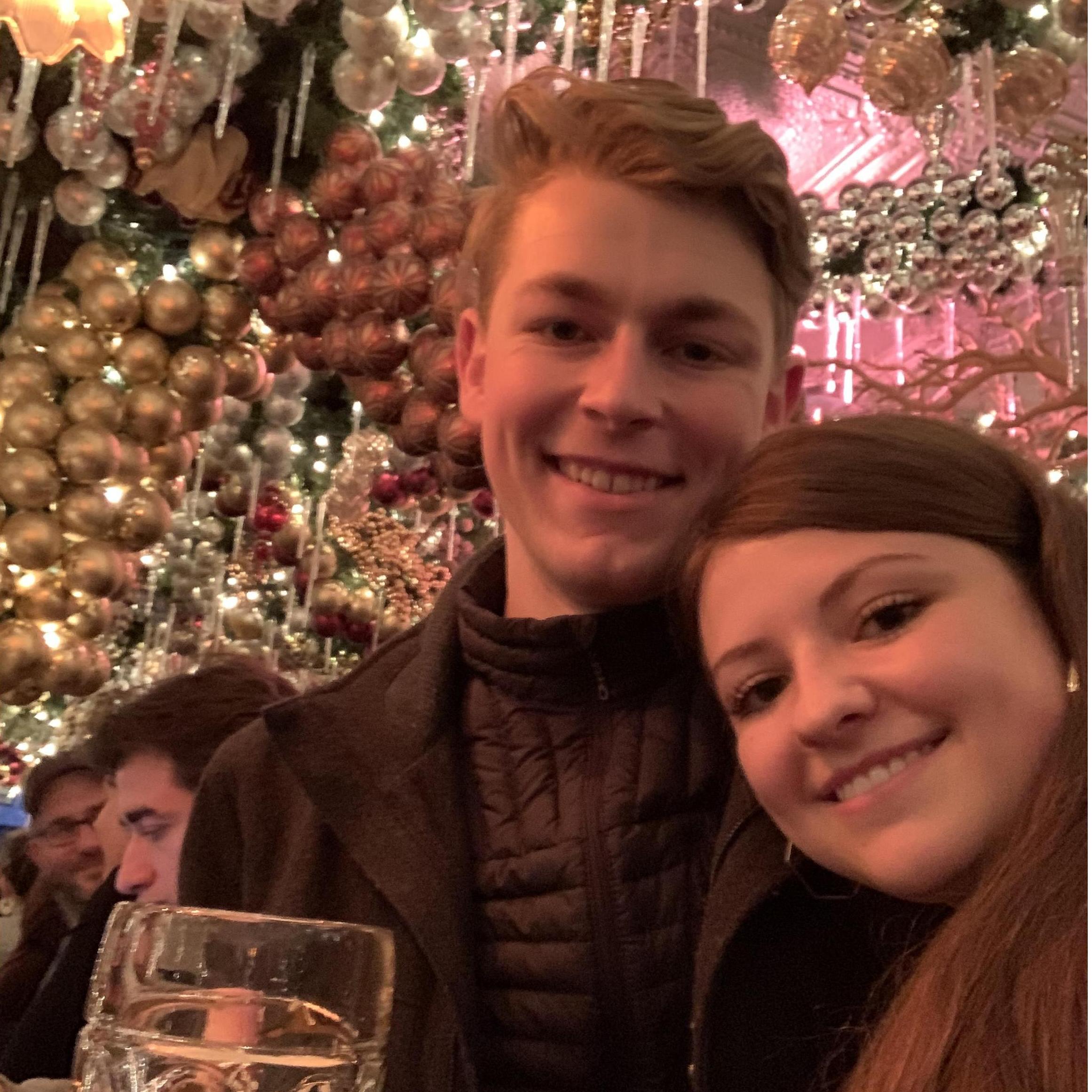 Rolf's German Christmas themed bar in NYC