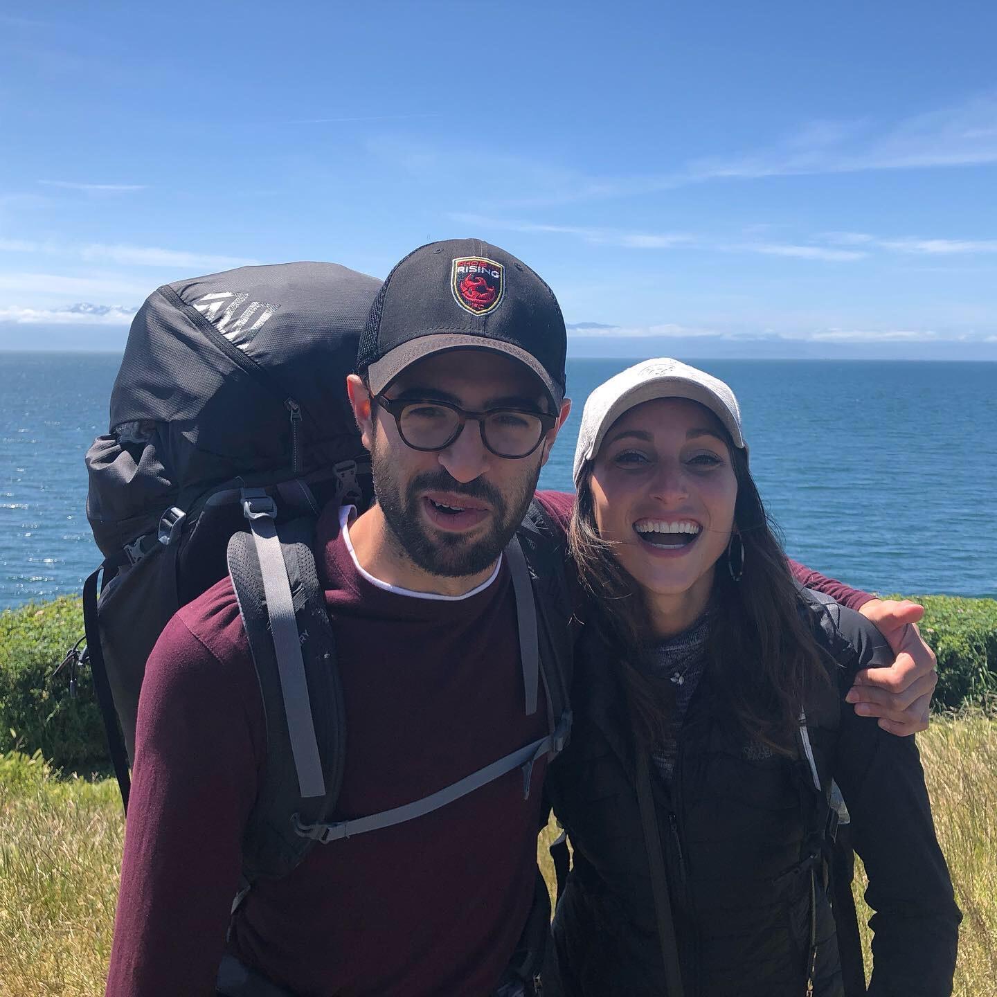 Backpacking through actual Canadian geese (Victoria Island, BC)