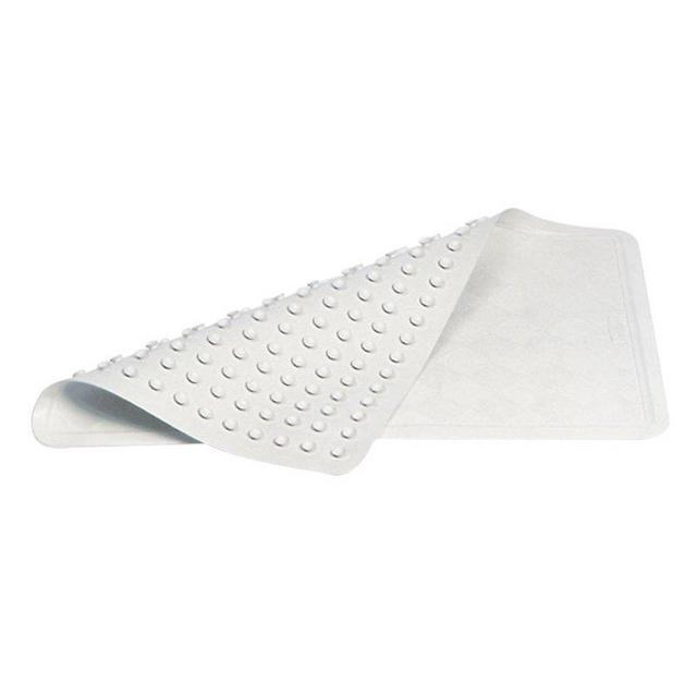 Rubbermaid Commercial Products Safti-Grip Bath and Shower Mat, Medium, White, Non-Slip for Tub