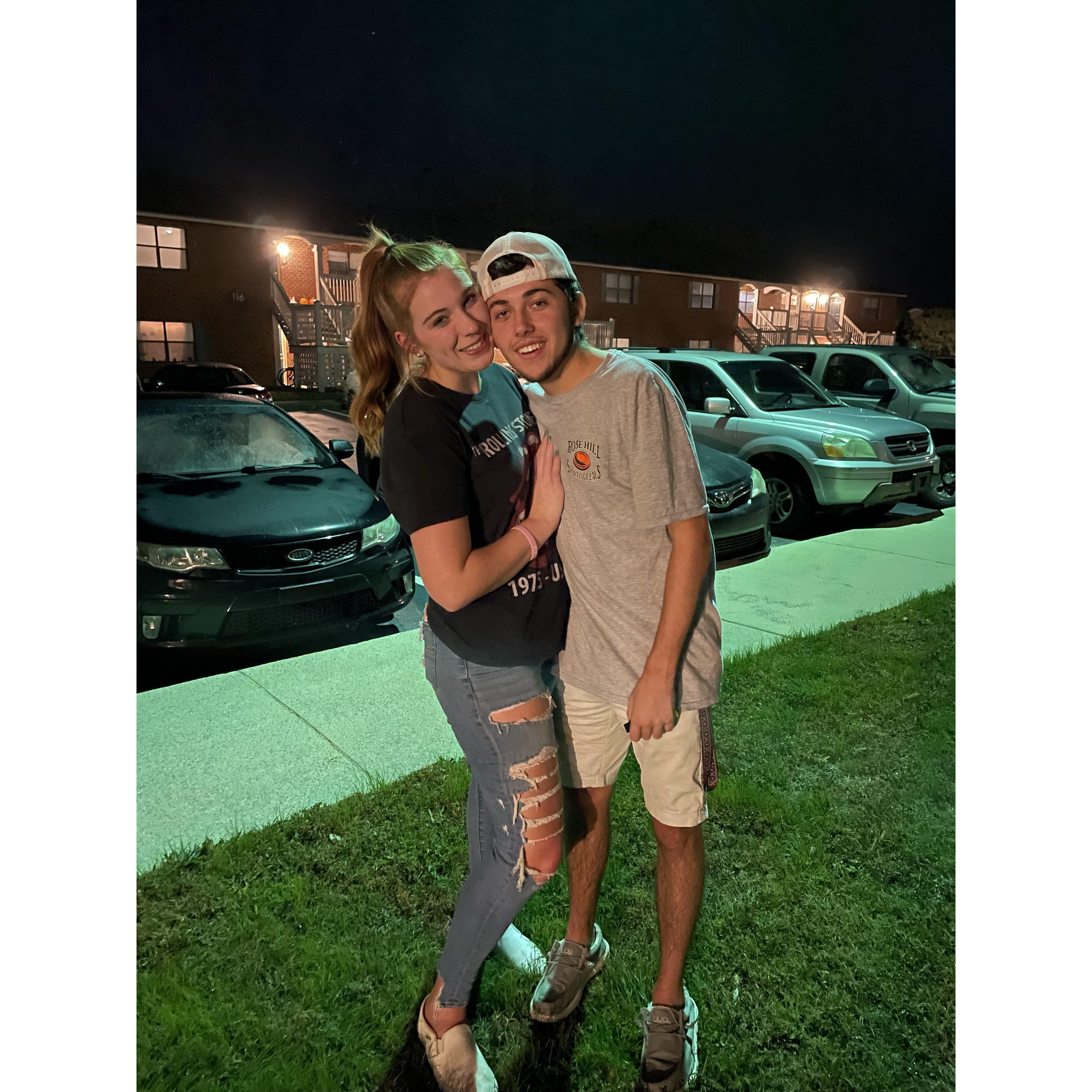 Our first "real" picture together!
