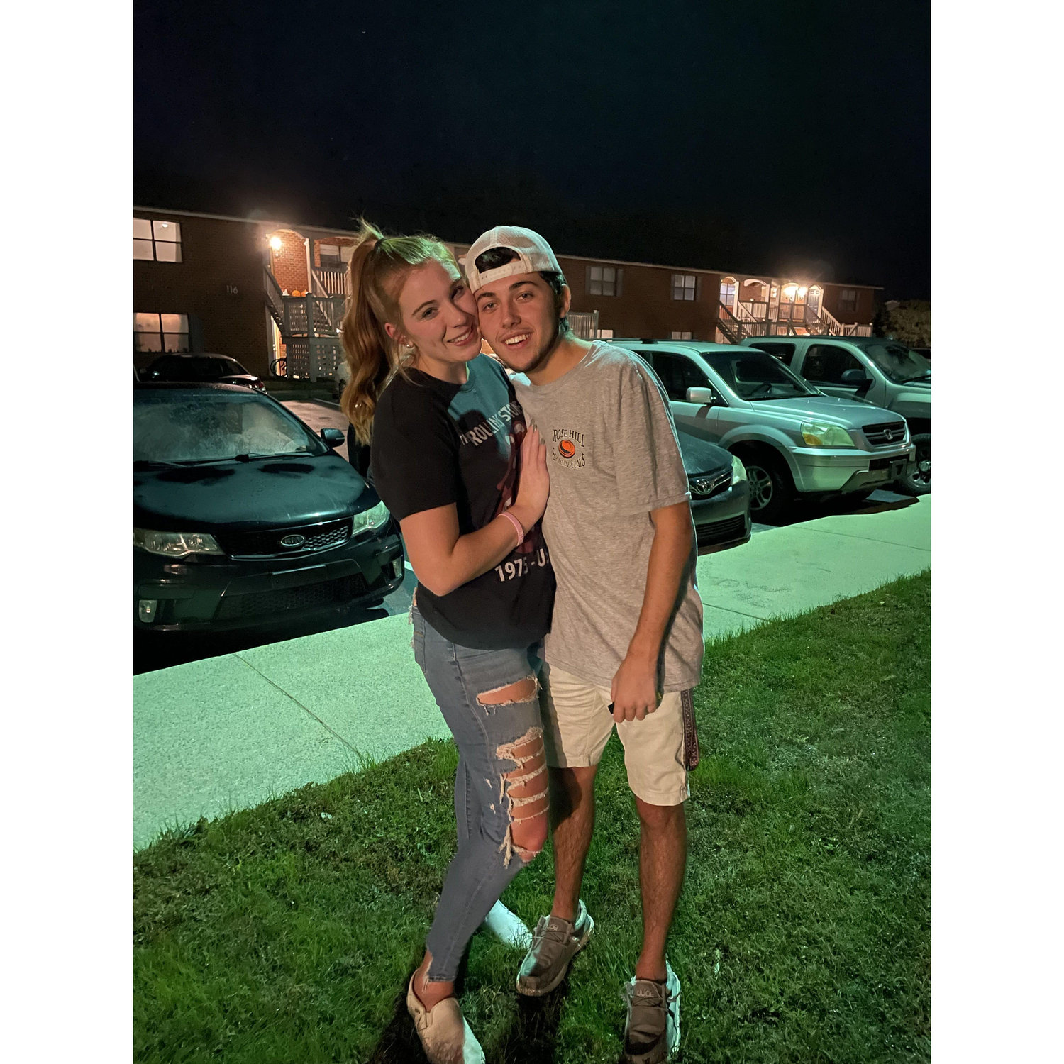 Our first "real" picture together!