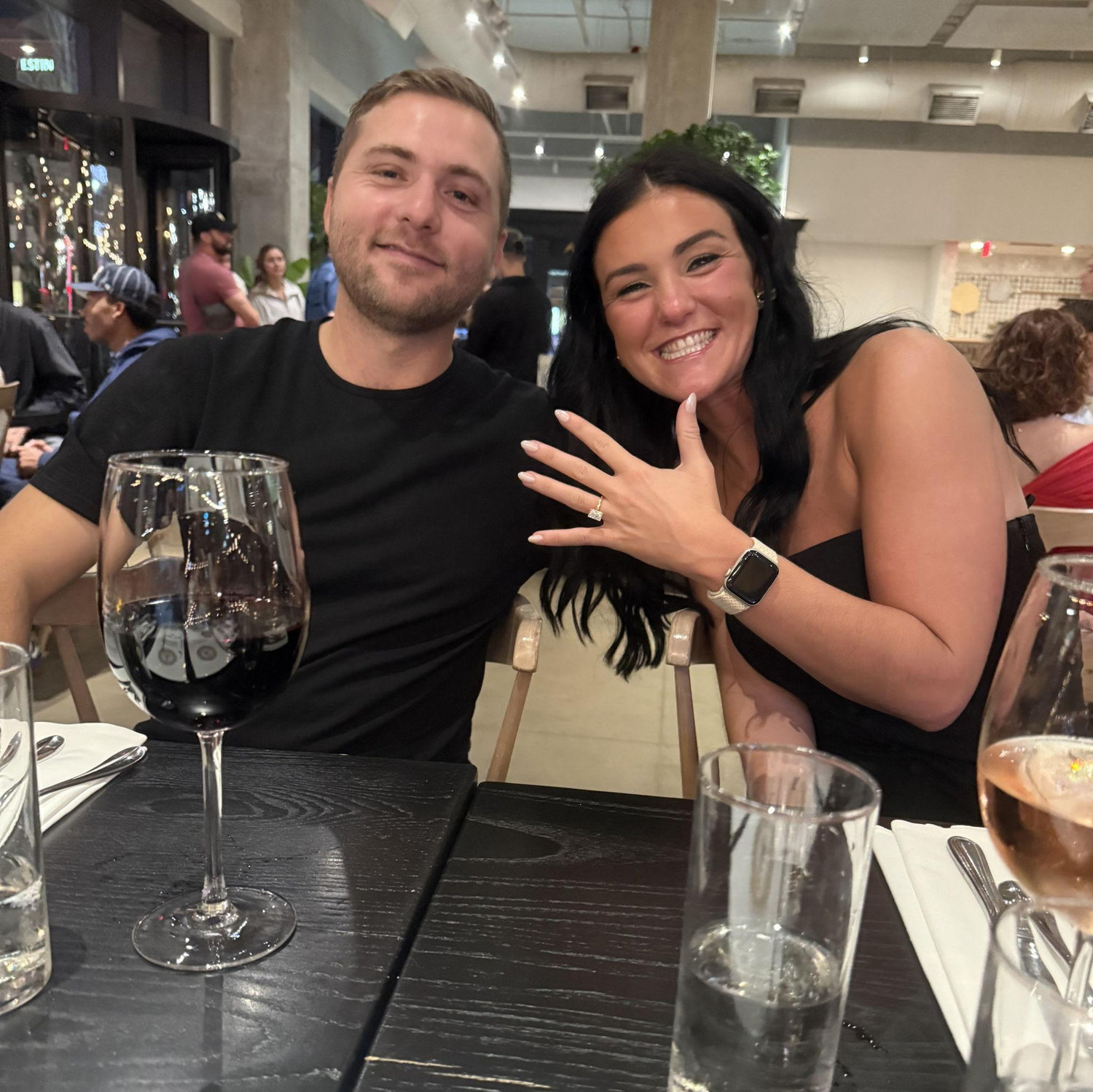 We can't wait to get married surrounded by everyone we love!!