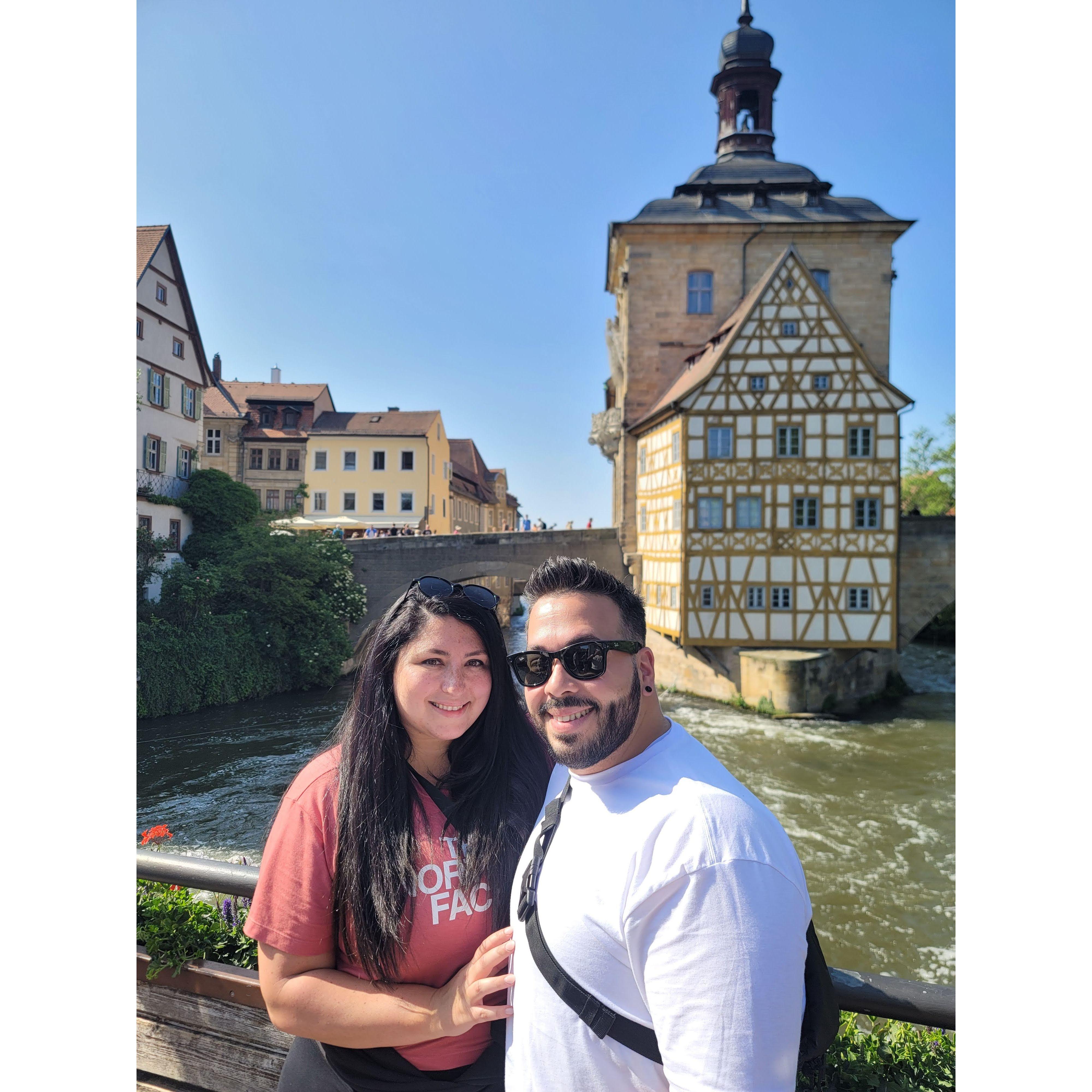 Our Europe Oliventure in Dublin Ireland 2023 in Bamberg Germany where Caroline Grew up