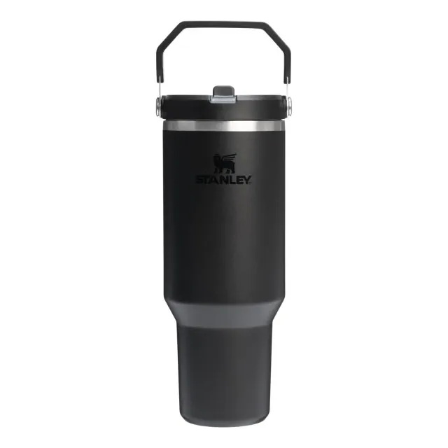 Stanley 40 oz Stainless Steel Ice Flow Flip Straw Tumbler Black 2.0