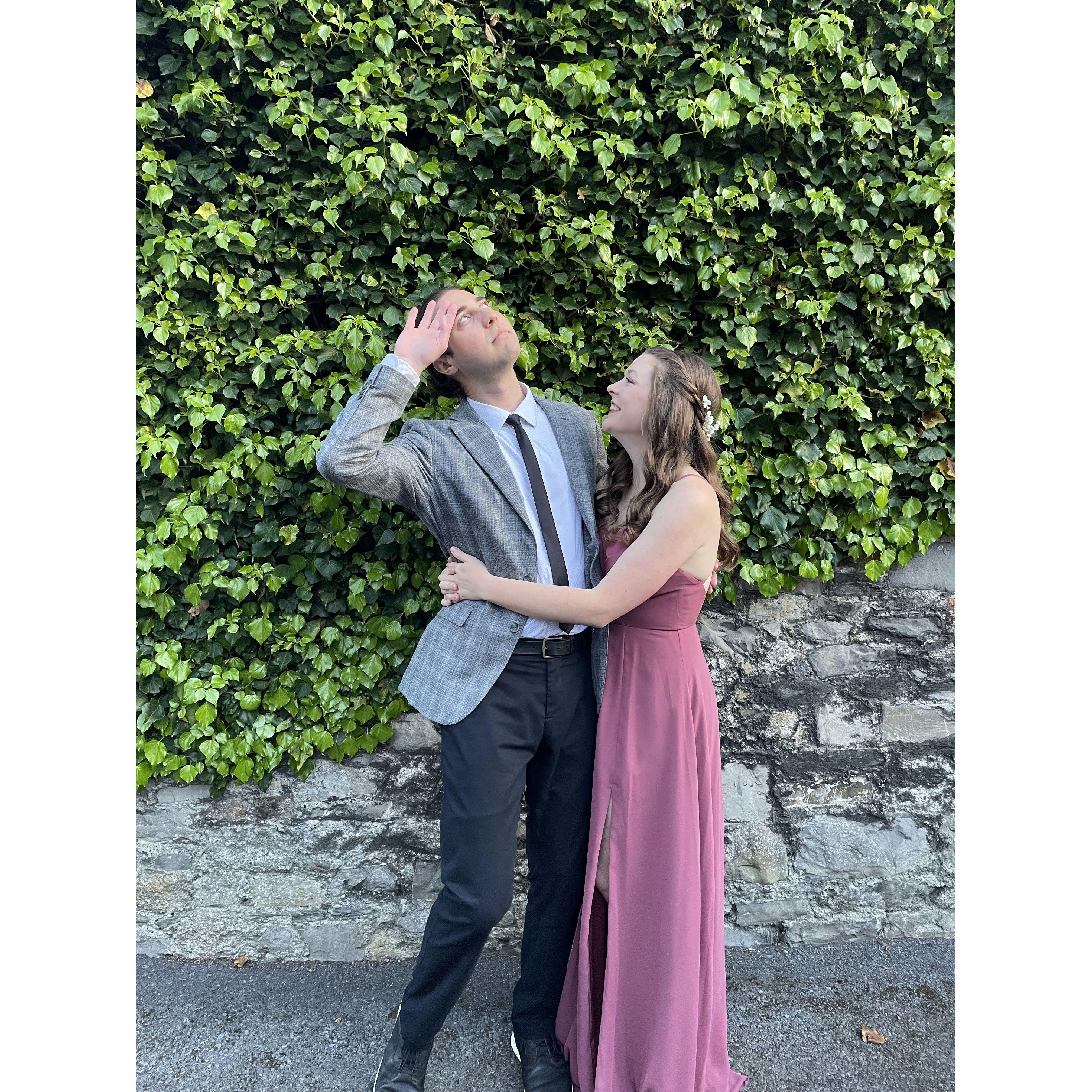We got dressed up to celebrate Hadley's life as a student at the annual Trinity Ball. (April 2022)