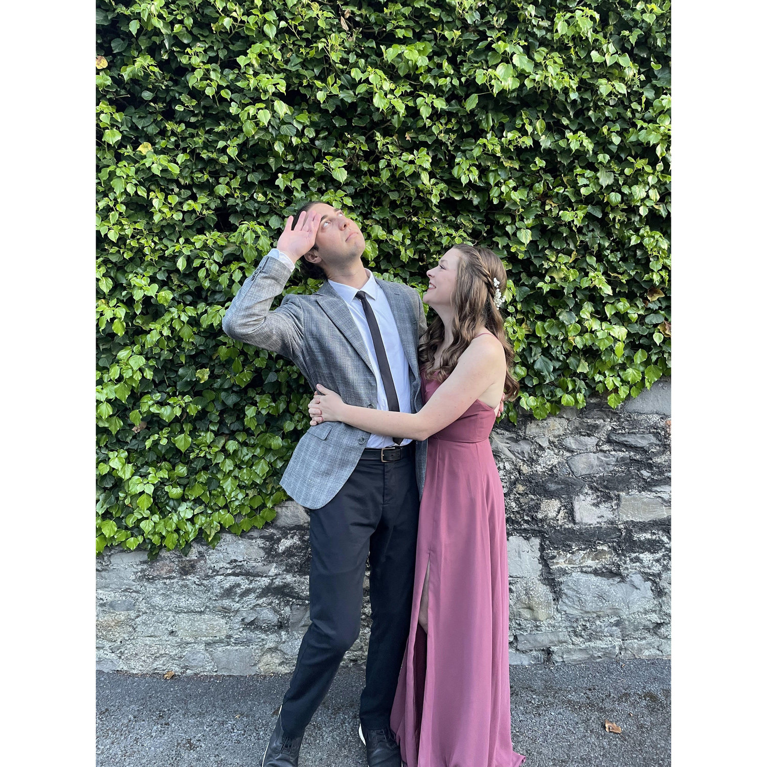 We got dressed up to celebrate Hadley's life as a student at the annual Trinity Ball. (April 2022)
