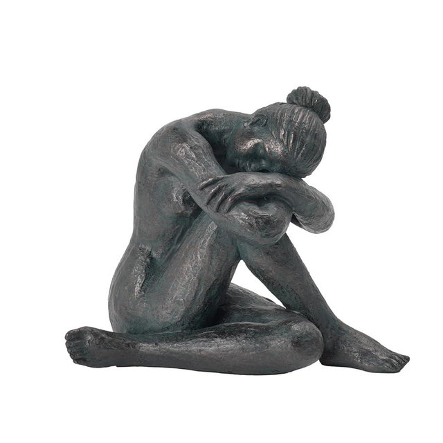 Guichifun Yoga Dancer Statue Home Decoration - Resin Sculpture Modern Creative Home Ballet Dancers Handicrafts Art Ware Shelf Decor Living Room Ornament Gifts 9 x 5.5 x 7.5 Inch