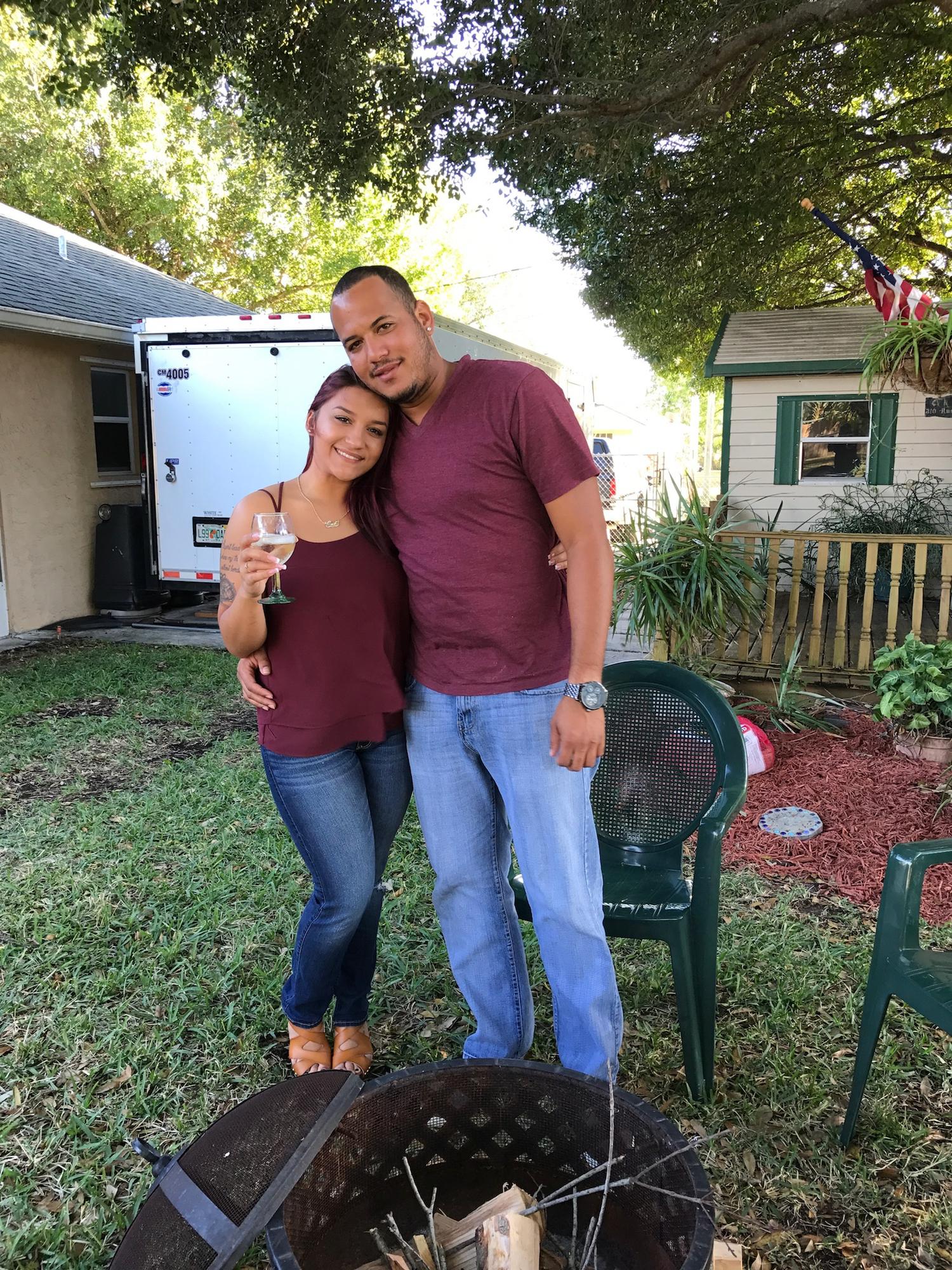 Our first Thanksgiving together.