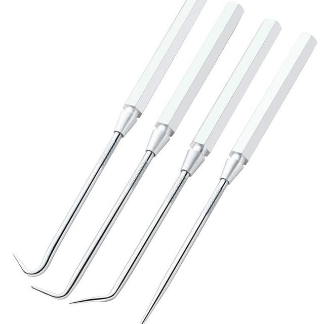 ROTATION 4-Piece Precision Hook and Pick Set for Automotive | Aluminum Handle