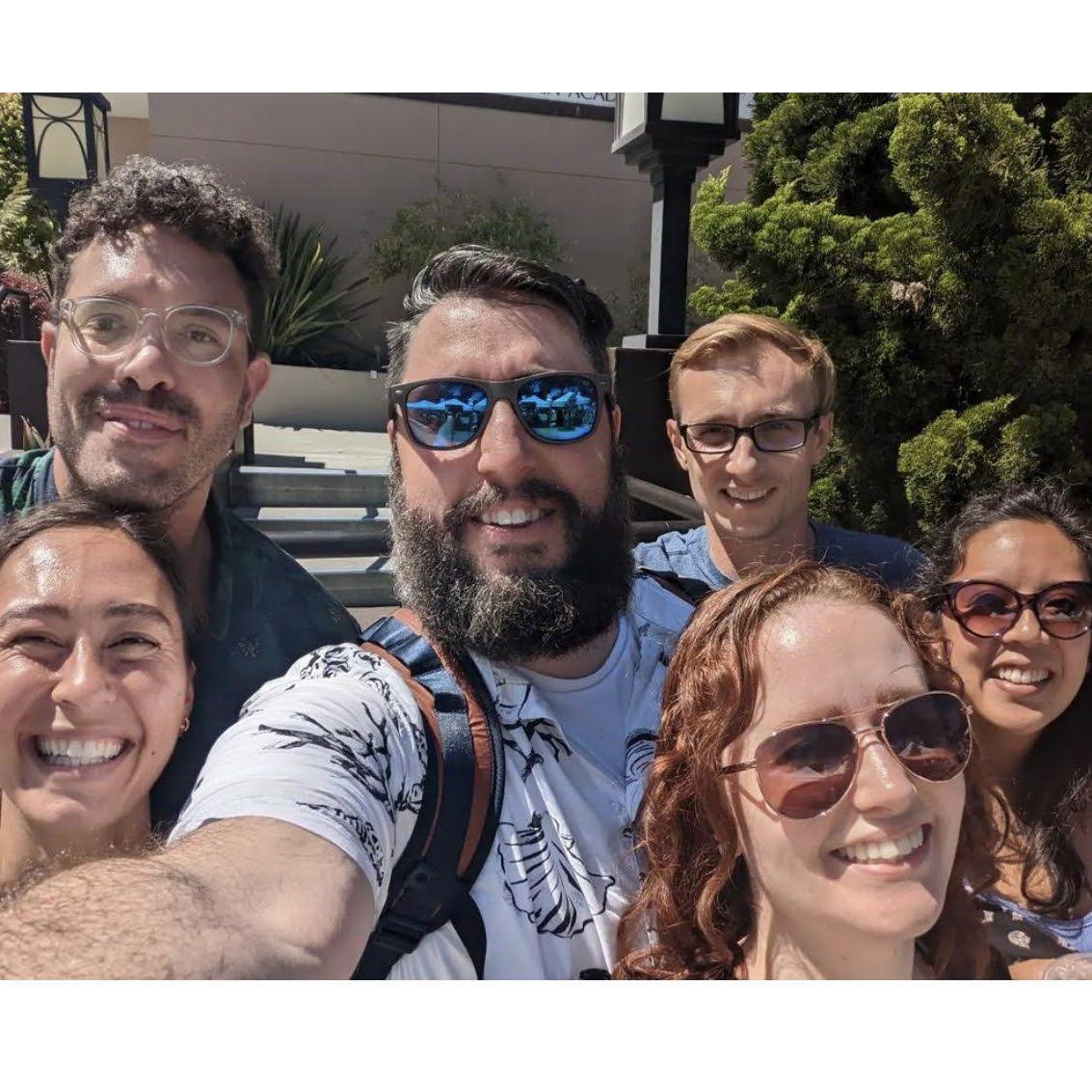 Julia's first time meeting some of Gabe's family & friends over all-you-can-eat seafood boil by Gumbo Social