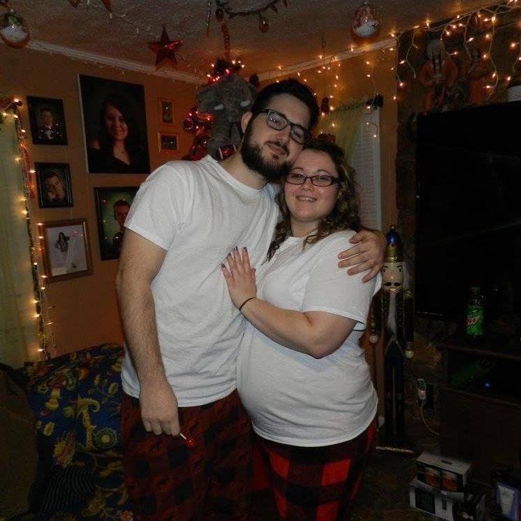This was our very first Christmas together.
