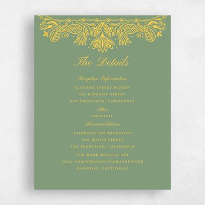 Bright Sage, Green Wedding Enclosure - Taneja