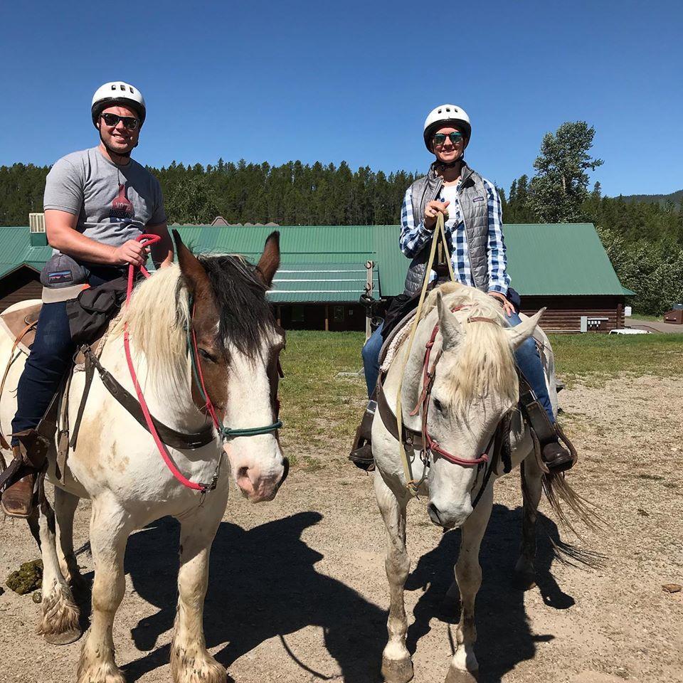 Horse back riding in Montana 2019
