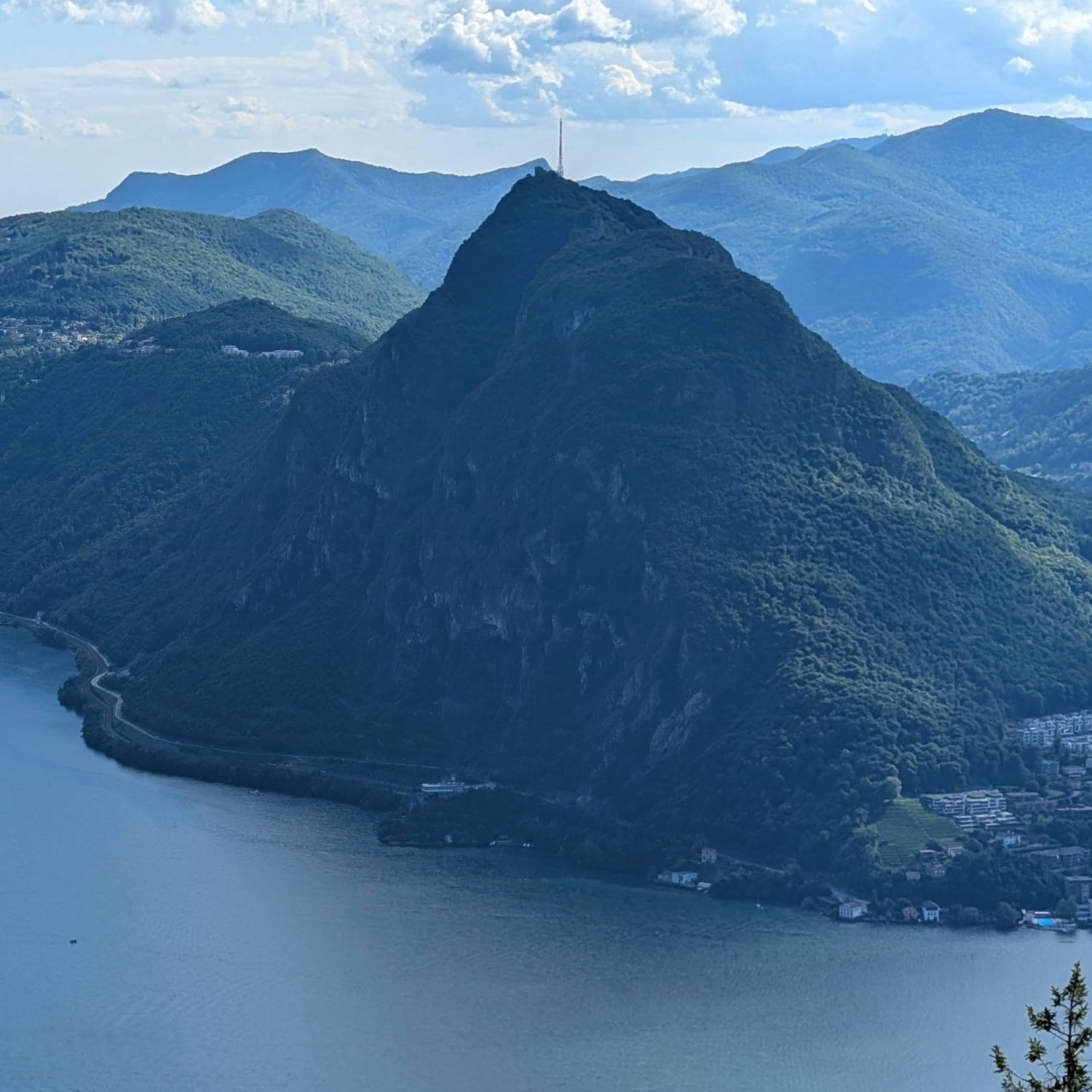 View atop Mt Bre in Lugano. (Where we got engaged!)