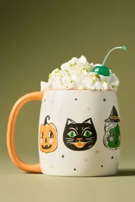 Spooky Friends Stoneware Mug