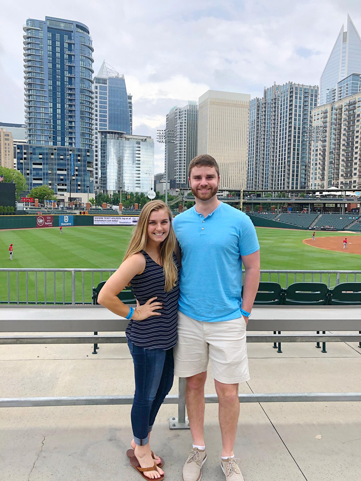 AmWINS company outing at the Charlotte Knights game - June 2019