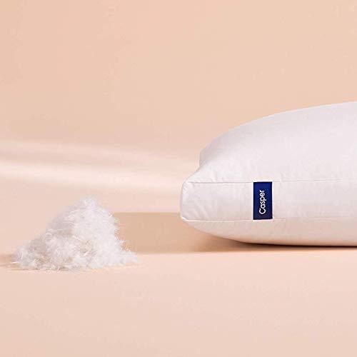 Casper Sleep Down Pillow for Sleeping, King, White