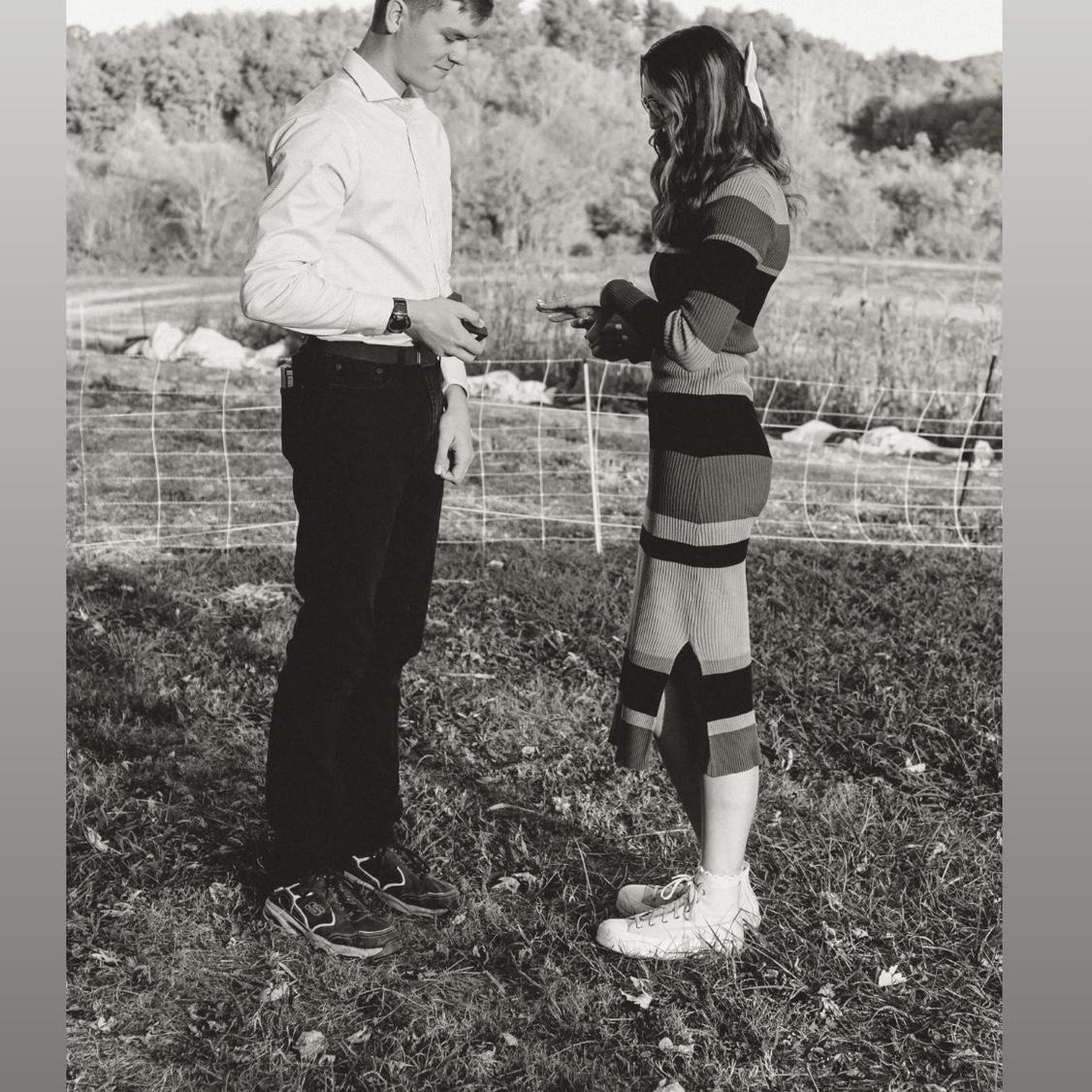 Then she could look at the ring!