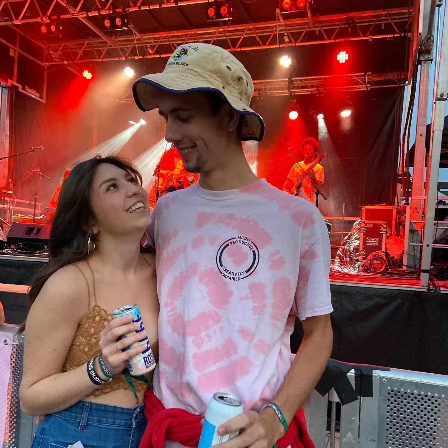 Our first date was to a concert, and we've been to many more since.