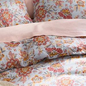 Garnet Hill | Anika Relaxed-Linen Duvet Cover