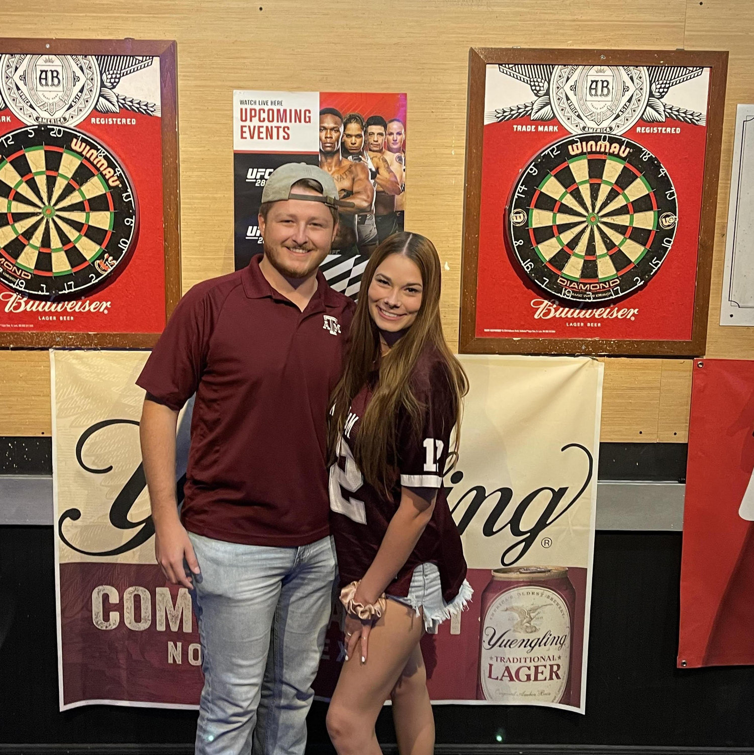 One of our many dates to our favorite sports bar, Four Downs! October 2022