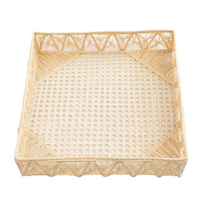 Berner & Co. Large Square Woven Tray
