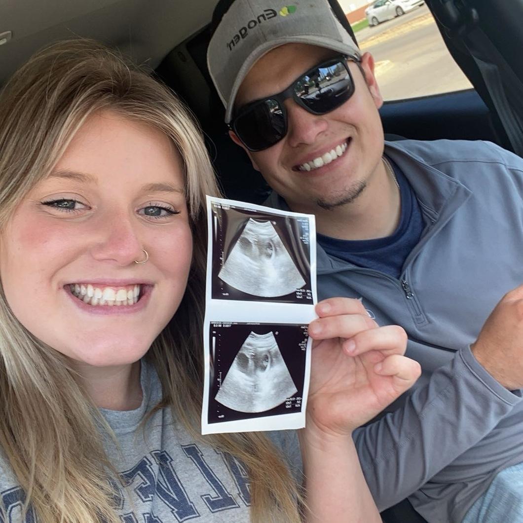 Our first sono with Marlee at 7 weeks!