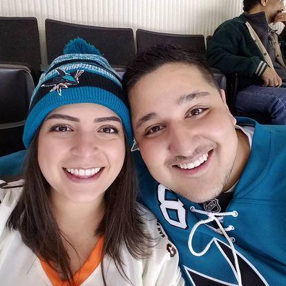 This was Bianca's first NHL game and our first time going together.