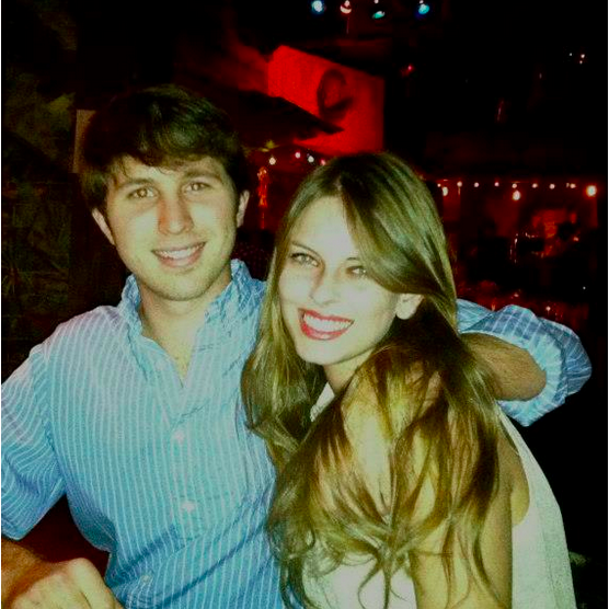 Josh & I at my birthday dinner circa freshman year of college