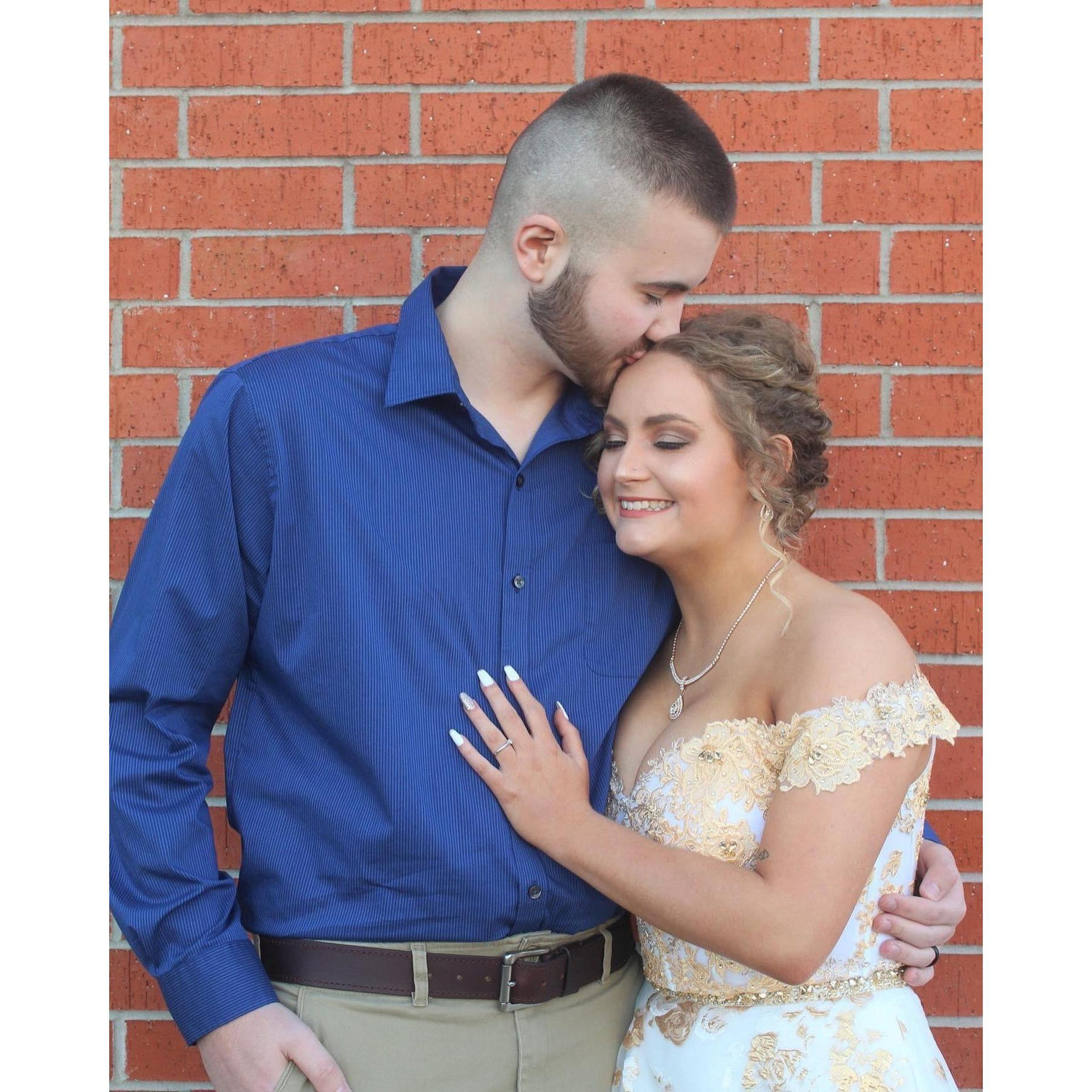 One of my favorite pictures of us! Remington and I at my homecoming!