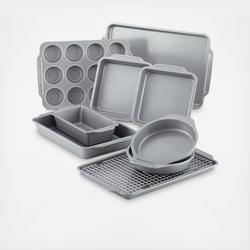 Cookstart 15-Pc. DiamondMax Nonstick Cookware Set Pewter
