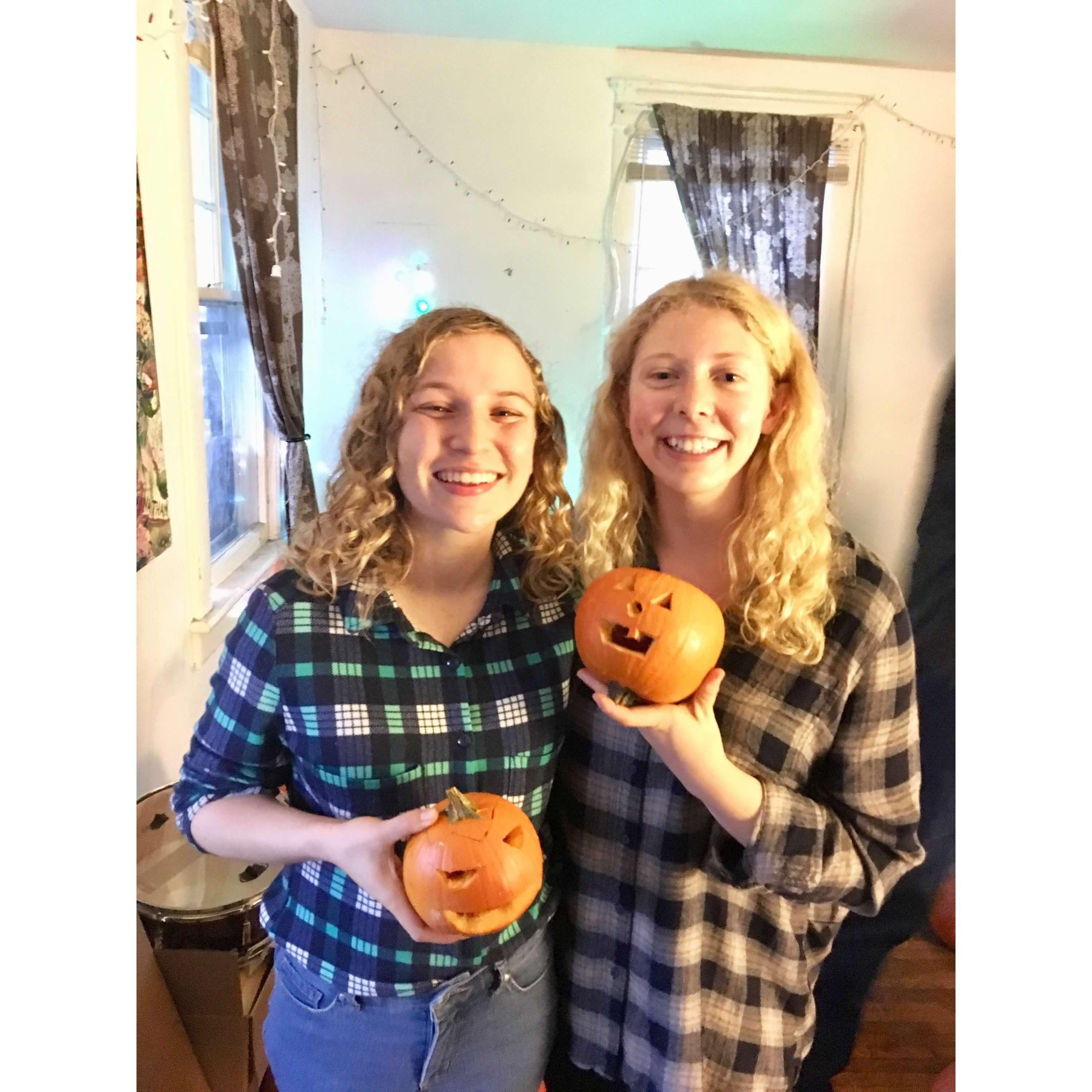 October 2017--Our very first photo together! 🎃