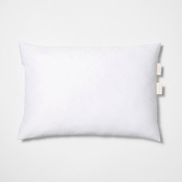 Standard/Queen Customizable Feather and Down Bed Pillow Insert White - Casaluna™