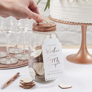 Beautiful Botanics 3-Piece Wishing Jar Guestbook