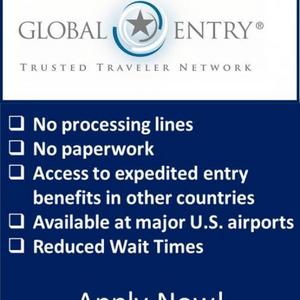 Application Fee for Global Entry