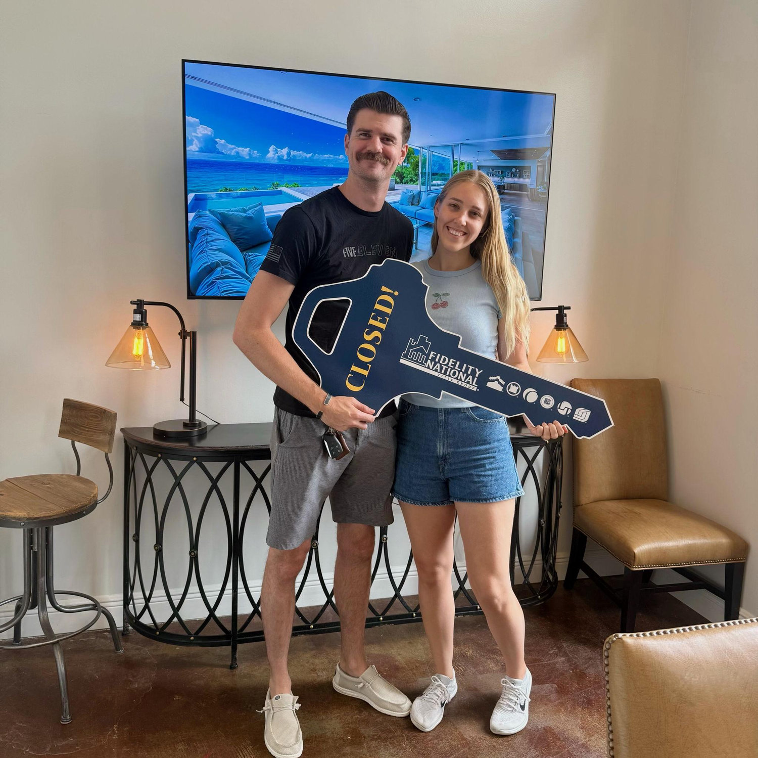 We bought our first house together!